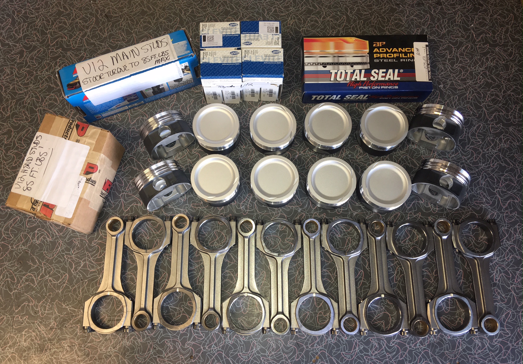 Performance Engine Components. Pistons, Rods, Etc.