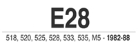 E28/E24 Parts