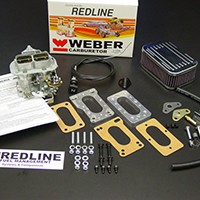Genuine Redline Weber Downdraft and Sidedraft conversion kits For Cars and Trucks by Vehicle. 