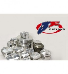 6 Cylinder JE Custom Forged Piston Set - All Dome Top - with valve pockets 