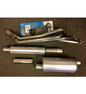 BMW M10 LONG Headers 2002 or 320i WITH Exhaust Components. 